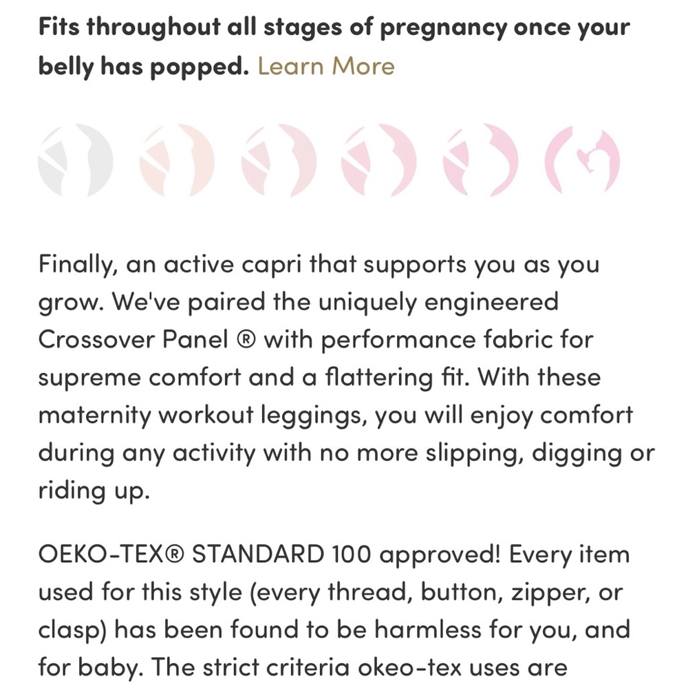 Motherhood Maternity workout Capri - Picture 10 of 14